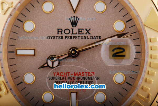 Rolex Yacht-Master Automatic Granite Dial with Golden Bezel - Click Image to Close